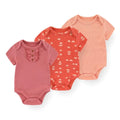 Kiddiezoom 3 PCS Moda Verão Manga Curta Cartoon Baby Bodysuit Algodão Recém-nascido Menino Menina Roupas