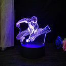 Homem-Aranha 3D Acrílico Luz Noturna USB Estéreo LED Lâmpada de Mesa Luz Fantasma Surpresa Presente de Aniversário LED Luz Usando USB e Bateria