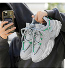 Sapato Masculino Respirável Sola Grossa Tênis Casual Corrida ao ar livre Quatro Estações Novo Tênis Masculino Solas Macias Conforto Tênis Masculino