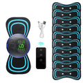 Mini massageador de pescoço EMS portátil Maca de pescoço elétrica para alívio da dor muscular cervical e remendo de massagem de relaxamento de ombro