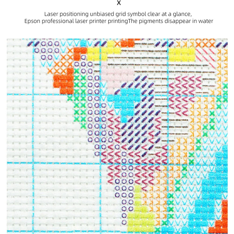 Bird Girl Pré-Impresso Cross Stitch Kit Completo DIY Bordado DMC Fios Artesanato Tricô Hobby Pacote Mágico Jóias