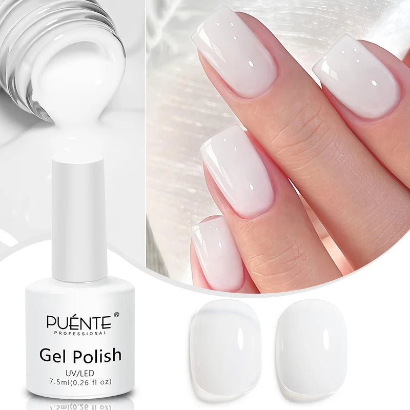 Esmalte em Gel Autonivelante 15ML Livre de Hema Gel Transparente Rígido Extensão de Unhas Modelagem 3D Cola para Strass Removedor de Verniz UV