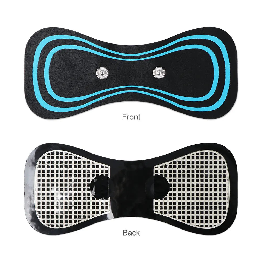 Mini massageador de pescoço EMS portátil Maca de pescoço elétrica para alívio da dor muscular cervical e remendo de massagem de relaxamento de ombro