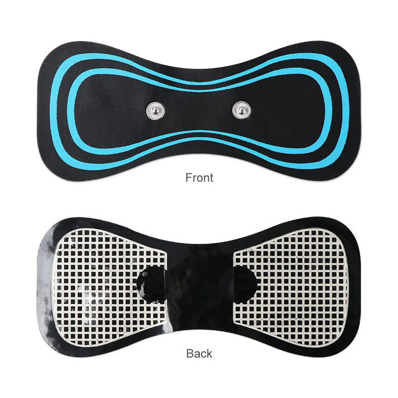 Mini massageador de pescoço EMS portátil Maca de pescoço elétrica para alívio da dor muscular cervical e remendo de massagem de relaxamento de ombro