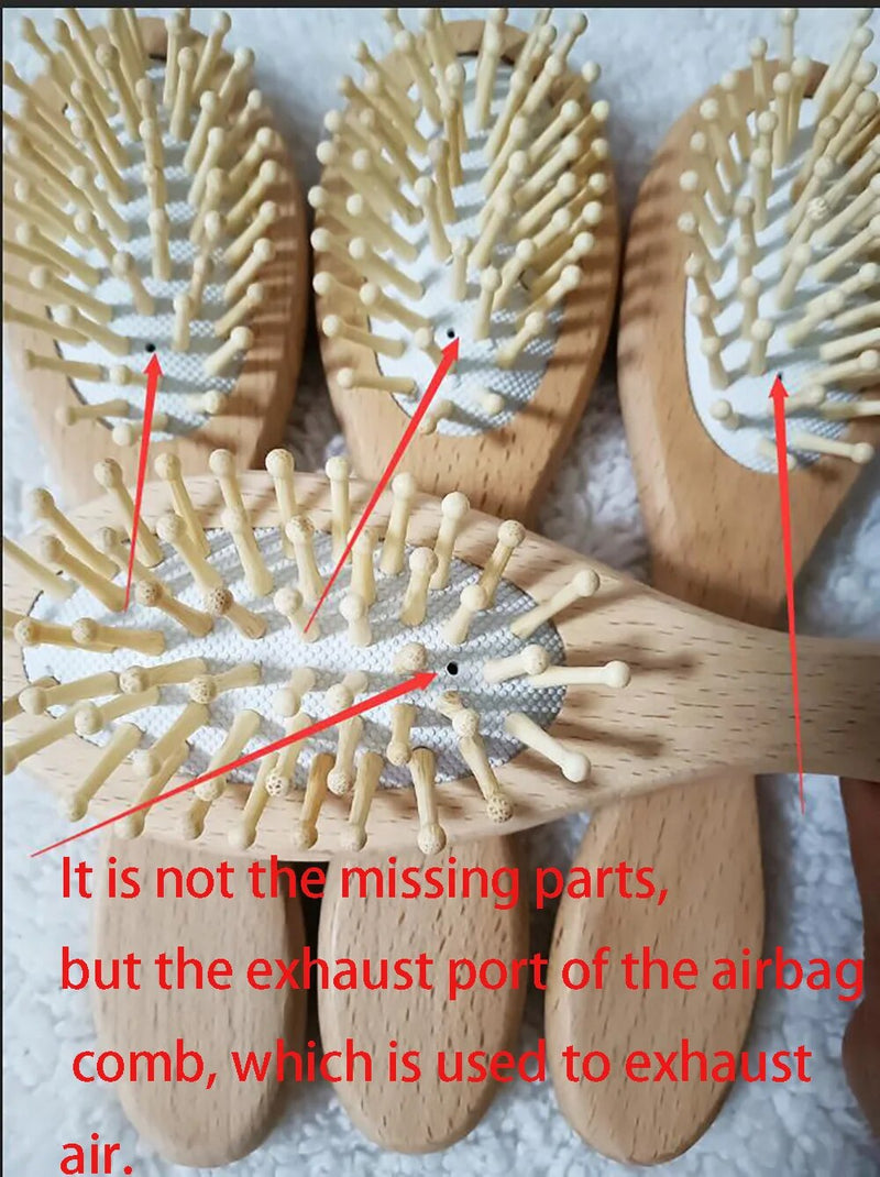 Escova de Cabelo para Bebê Personalizada, Pente de Madeira com Lã Natural, Massageador Gravado para Recém-nascido, Presente de Chá de Bebê e Lista de Presentes