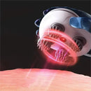 Massageador de Cabeça Mini Inteligente Profissional com Terapia de Luz Vermelha - Dispositivo à Prova d'Água para Cuidado do Couro Cabeludo, Relaxamento e Uso Doméstico