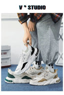 Sapatos masculinos novos tênis masculinos respiráveis de malha de verão quente sapatos casuais com sola grossa marca de orgasmo