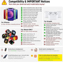 Carregador Sem Fio 3 Em 1 Dobrável 300W com Suporte de Mesa para Carregamento Rápido para iPhone 16 15 14 13, Samsung, Apple Watch e Airpods