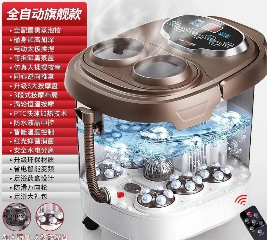 Banho de Pés com Fumigação Massageador