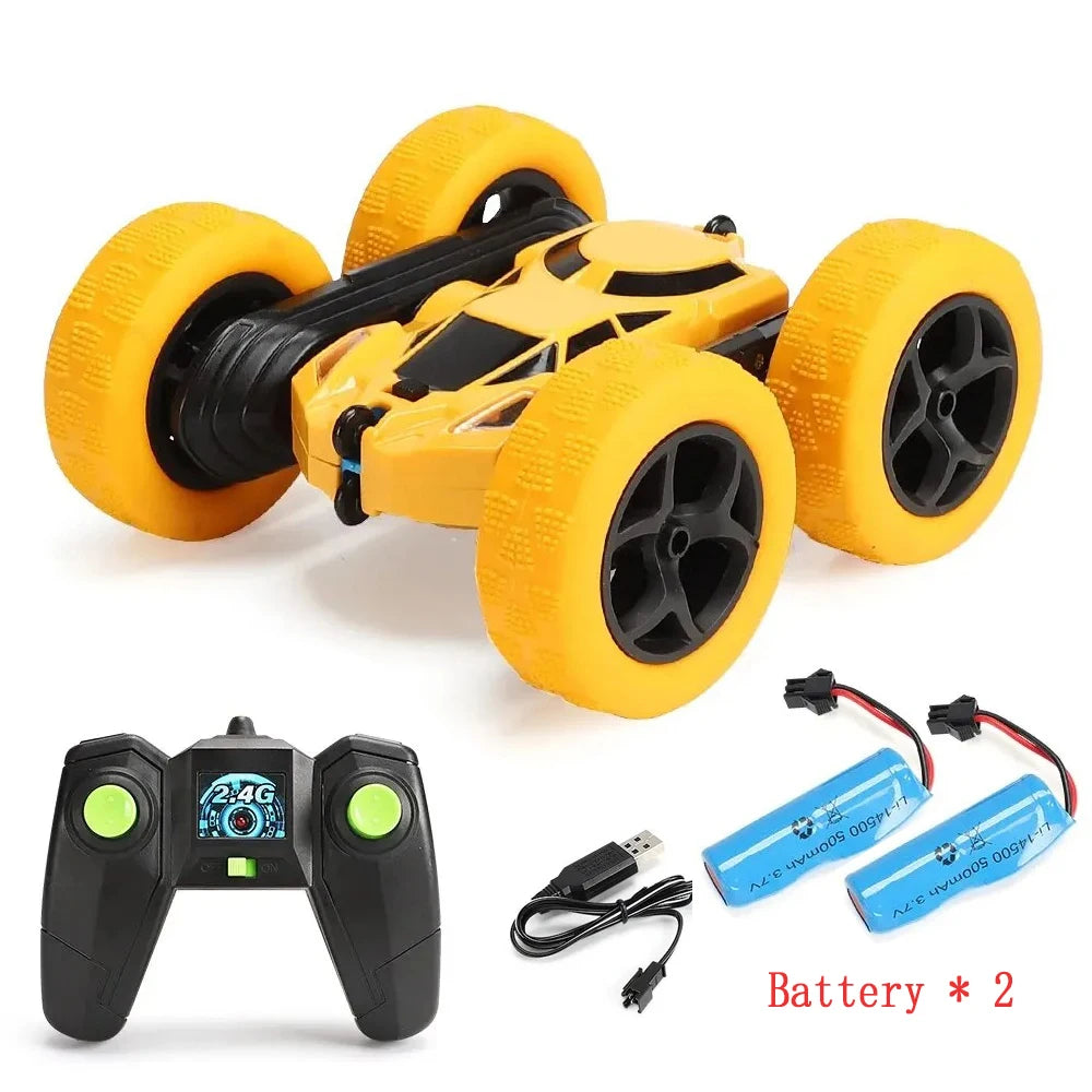 RC Stunt Car Crianças Dupla Face Flip 2.4G Controle Remoto 360 Deree Rotação Off Road Drift RC Car Presentes Para Crianças Adultos Meninos