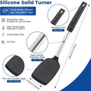 4 PCS Silicone Cozinha Panelas Espátula Coador Utensílios de Cozinha Aço Inoxidável Espátula com Vazamento Antiaderente Panelas Ferramentas de Cozinha