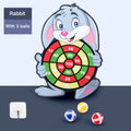 Jogos Educativos Dart Board Baby Toy Stickey Ball Dart Indoor Sports Child Montessori Games para crianças de 3 a 7 anos