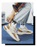 Sapatos masculinos novos tênis masculinos respiráveis de malha de verão quente sapatos casuais com sola grossa marca de orgasmo