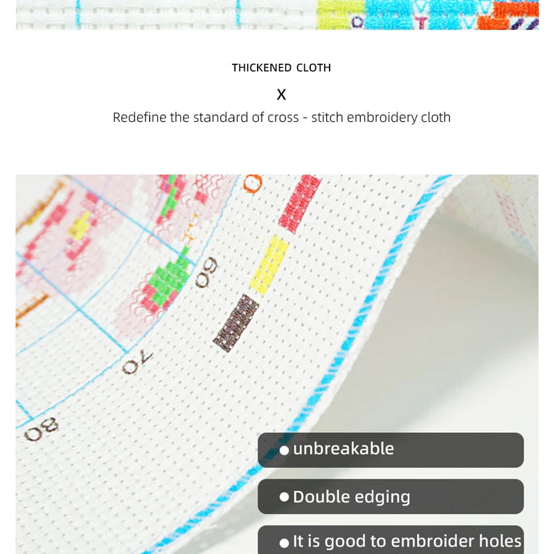 Bird Girl Pré-Impresso Cross Stitch Kit Completo DIY Bordado DMC Fios Artesanato Tricô Hobby Pacote Mágico Jóias