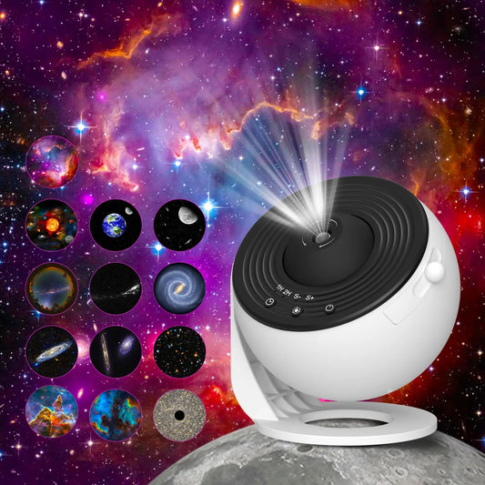 Luz Noturna Galáxia Projetor Céu Estrelado Projetor 360 ° Girar Lâmpada de Planetário Para Crianças Quarto Dia dos Namorados Presente Casamento Deco