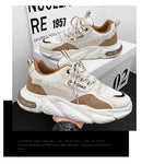 Sapatos masculinos novos tênis masculinos respiráveis de malha de verão quente sapatos casuais com sola grossa marca de orgasmo