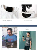 Camiseta masculina de desenho animado de anime japonês Kon, camiseta esportiva solta de corrida, camiseta grande de manga curta de algodão, camiseta masculina de verão