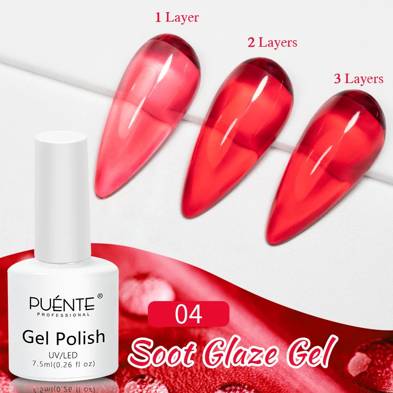Esmalte em Gel Autonivelante 15ML Livre de Hema Gel Transparente Rígido Extensão de Unhas Modelagem 3D Cola para Strass Removedor de Verniz UV