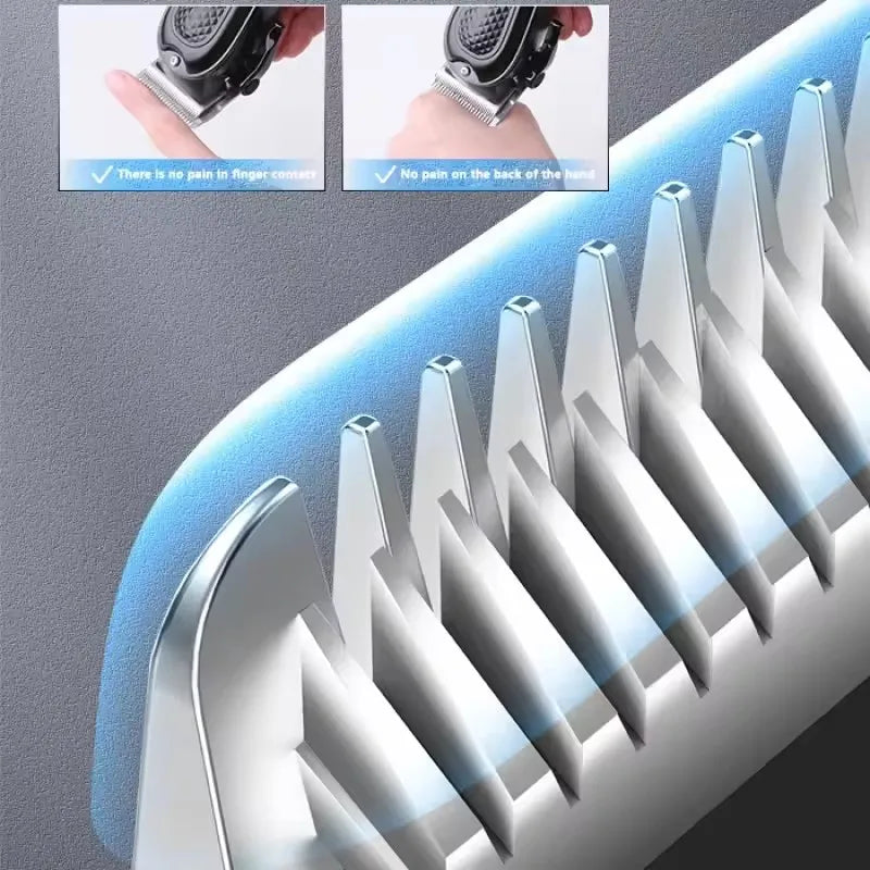 Kemei KM-1071 Máquina de cortar cabelo elétrica UBS Aparador de barba sem fio recarregável Homens Poderoso cortador de cabelo elétrico Ferramenta de corte