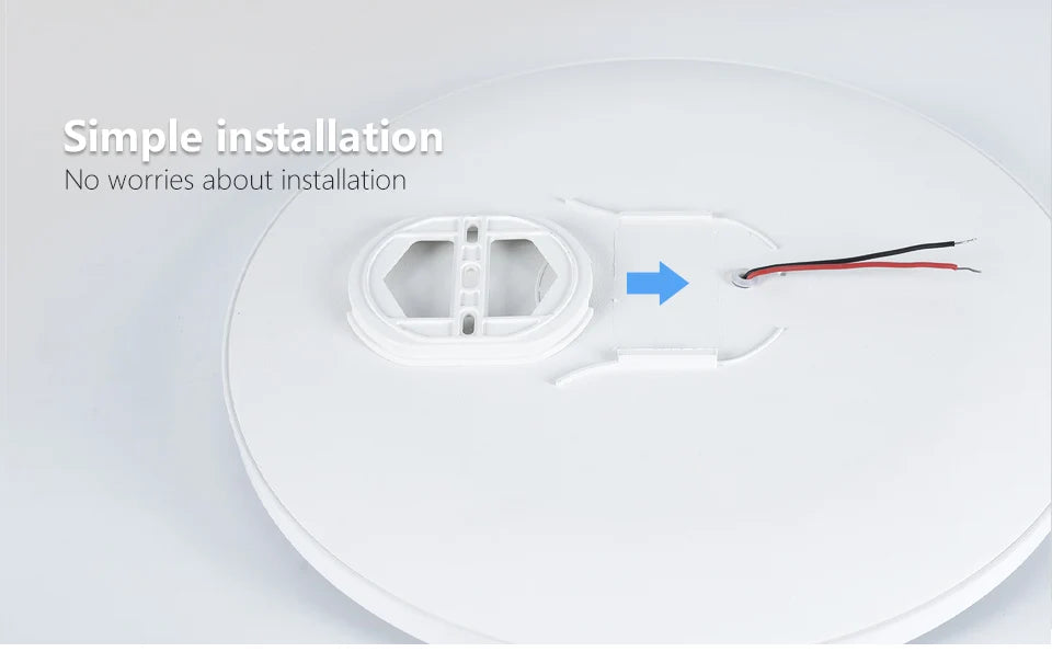 MARPOU Lâmpada de teto inteligente lâmpada led para luzes de teto de quarto com controle remoto Luzes led reguláveis para sala de estar