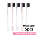 Escova Pente para Cabelo 3 em 1 1-10 Unidades Escova de Dupla Face Pente para Baby Hair & Escova para Sobrancelhas Escova de Alisamento Ferramenta para Cabelo