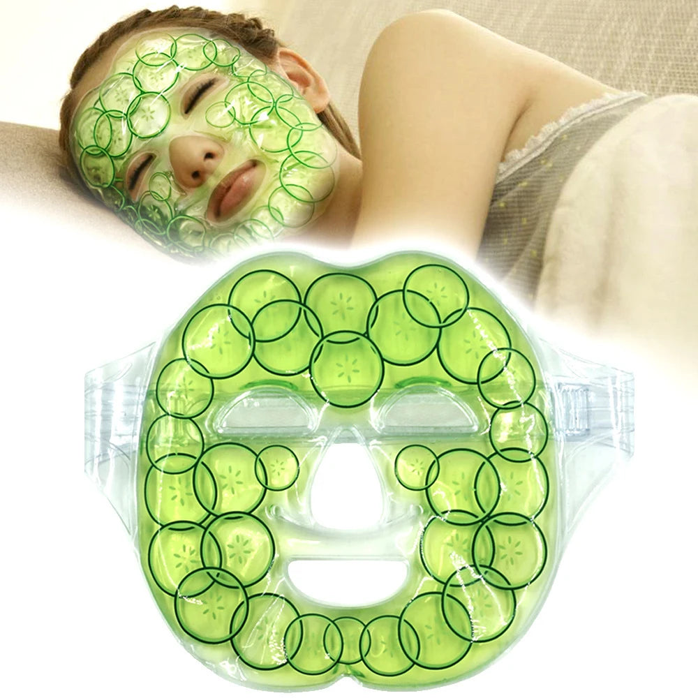 Pochete de Gel para o Rosto com Enfaixamento Reutilizável