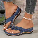 Chinelos de Praia Florais para Mulheres - Chinelos de Verão Confortáveis e Deslizantes, Calçados Casuais Versáteis para Exterior