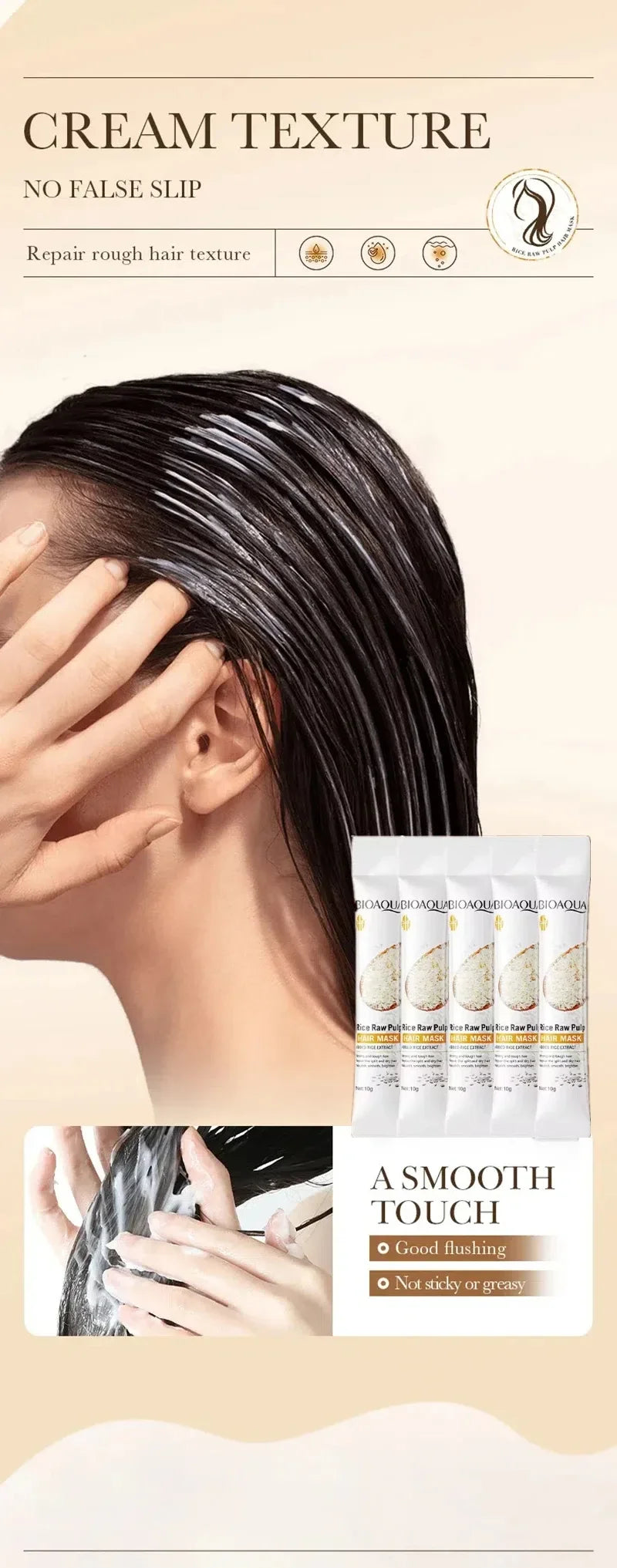 Máscara de Cabelo Mágica Profissional 5 Segundos Care Suave Natural Reparação Previne Ressecamento, Pontas Duplas, Danos e Frizz 2025
