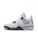 Nike Air Jordan 4 Basketball Shoes Men Shock-absorbent Anti-skid Special Edition Waterproof Mid-top Basketball Shoe Blue