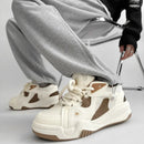 Sapatos masculinos casuais da moda NicheDesign Pão Plus Size Estudante Sistema de Fundo Grosso Sapatos Respirável Verão EVA Tênis