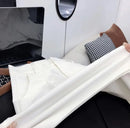 2024 Shorts de perna larga de verão para mulheres cintura alta casual algodão jeans calças curtas com cinto Shorts femininos coreanos da linha A da menina