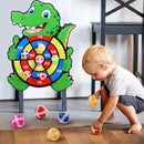 Jogos Educativos Dart Board Baby Toy Stickey Ball Dart Indoor Sports Child Montessori Games para crianças de 3 a 7 anos