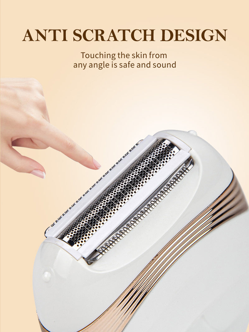 Epilador Elétrico para Remoção de Pelos para Mulheres, Cortador de Pelos, Depilador, Para Virilha, Axilas, Braços, Pernas, Rosto e Partes Íntimas, Lâmina para Mulheres