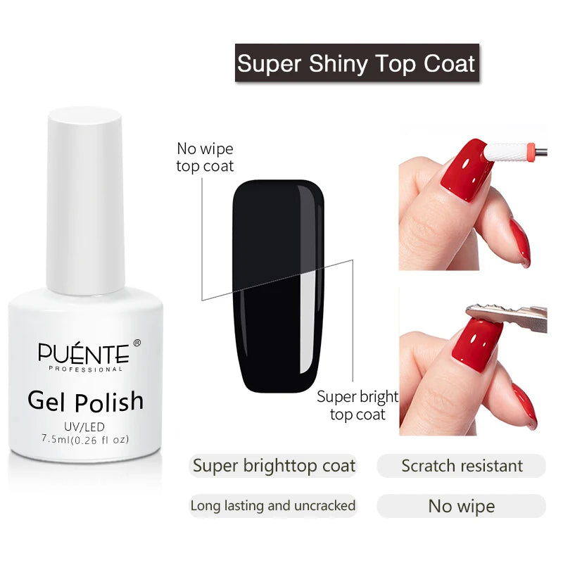Esmalte em Gel Autonivelante 15ML Livre de Hema Gel Transparente Rígido Extensão de Unhas Modelagem 3D Cola para Strass Removedor de Verniz UV