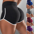 Novo Verão Esporte Shorts Mulheres Cintura Alta Elástica Sem Costura Leggings De Fitness Push Up Ginásio Treinamento Ginásio Calças Justas Bolso Curto