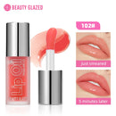 Gloss Labial Hidratante Beauty Glazed que Muda de Cor com a Temperatura, batom líquido de longa duração, gloss que aumenta os lábios, maquiagem para mulheres