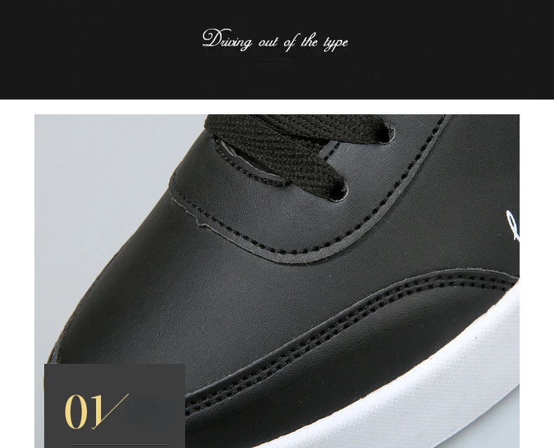 Homens brancos Calçados Esportivos Moda Homens Sapatos Casuais Homem de Couro Flats Conforto Resistente Tênis Casuais Masculinos Zapatillas De Hombre