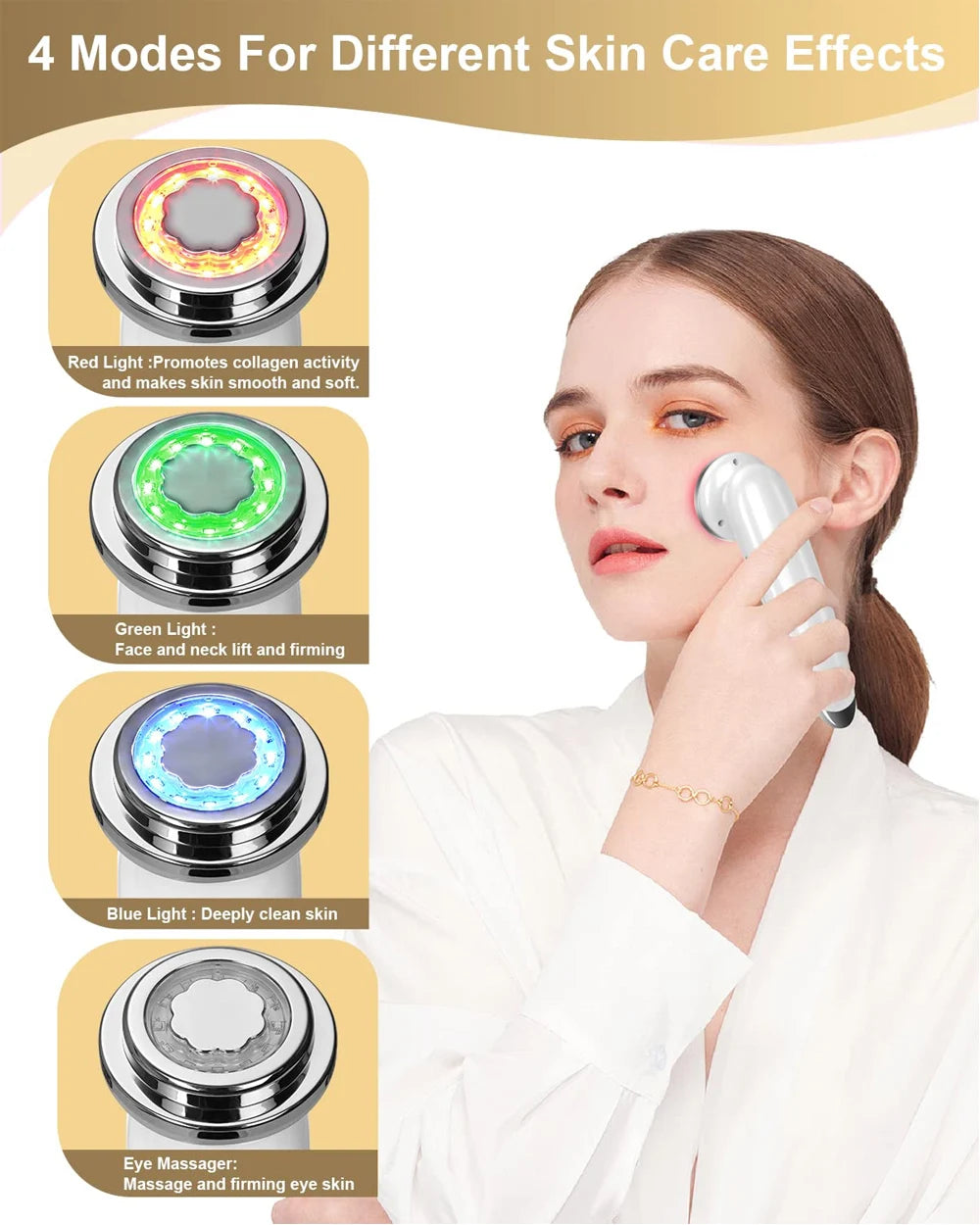 Dispositivo de Lifting Facial com Microcorrente