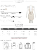 Nibber Diamante Colado Mini Vestido de Cor Sólida Moda Feminina Profundo Decote Em V Vestidos Sem Alças Tendência Feminina Streetwear Roupas