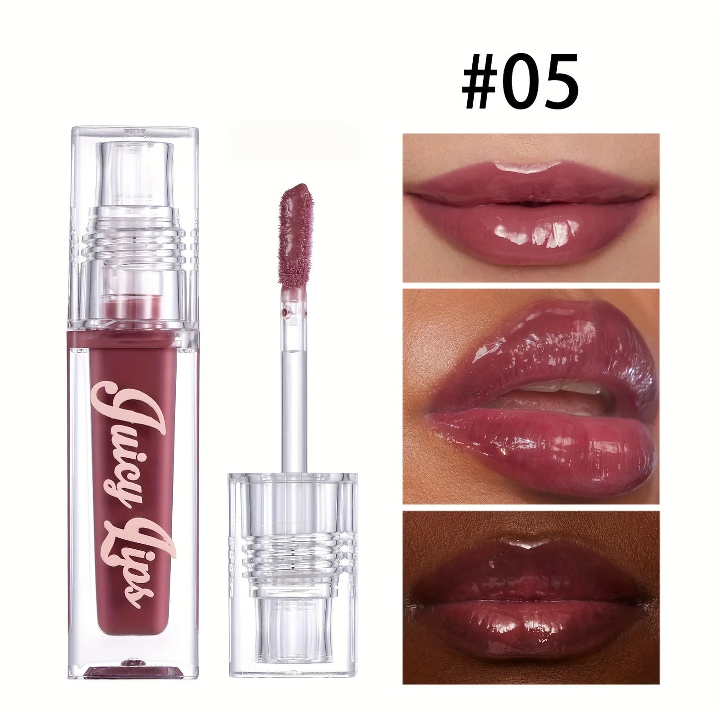 Óleo Labial Hidratante com Cristal - Gloss Preenchedor