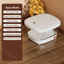 Banheira de Pés com Massagem Totalmente Automática, Aquecimento, Dobrável, Temperatura Constante, Lavagem de Pés, Alívio de Pressão, Massageador Relaxante, Spa