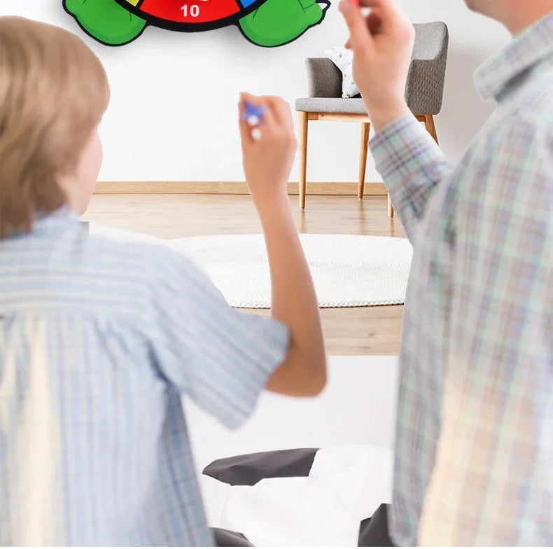 Jogos Educativos Dart Board Baby Toy Stickey Ball Dart Indoor Sports Child Montessori Games para crianças de 3 a 7 anos