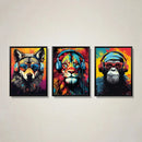 Conjunto moderno de 3 jogos Graffiti Wall Art Canvas Filho Irmão Presente Pintura Gamer Posters para sala de estar Meninos Quarto Home Decor