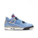 Nike Air Jordan 4 Basketball Shoes Men Shock-absorbent Anti-skid Special Edition Waterproof Mid-top Basketball Shoe Blue
