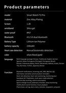 Relógio Inteligente Xiaomi NFC 2024 para Chamadas Bluetooth à Prova d'Água, Relógio Inteligente Masculino e Feminino, Bracelete Fitness com Face de Relógio Personalizada