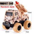 Puxe para trás o carro de brinquedo Rotação inercial do carro Veículo off-road com tração nas quatro rodas SUV Racing Power Car Toy CarGift para crianças