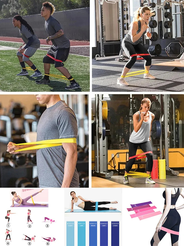 Elástico de Fitness, Banda de Resistência, Exercício de Yoga, Treinamento na Academia, Esportes, Anel de Fitness, Crossfit, Bandas de Resistência