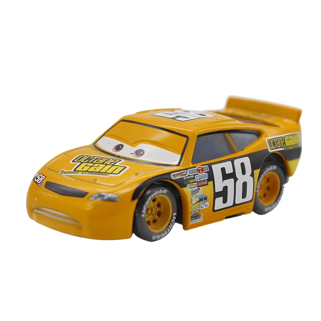 Disney Pixar Cars 3 Lightning Mcqueen Smokey Chick Hicks Collection 1:55 Veículos Diecast Alloy Car Toys Modelo Para Crianças Presente