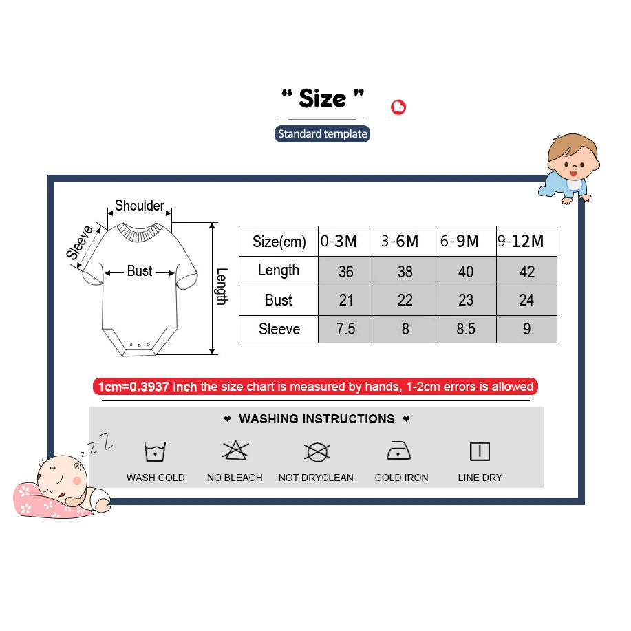 Kiddiezoom 3 PCS Moda Verão Manga Curta Cartoon Baby Bodysuit Algodão Recém-nascido Menino Menina Roupas