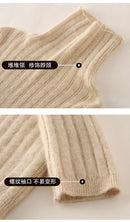 Pilha pescoço camisola mulheres 2025 outono einverno novo 100% puro vison cashmere camisola moda feminina malha pulôver de manga comprida